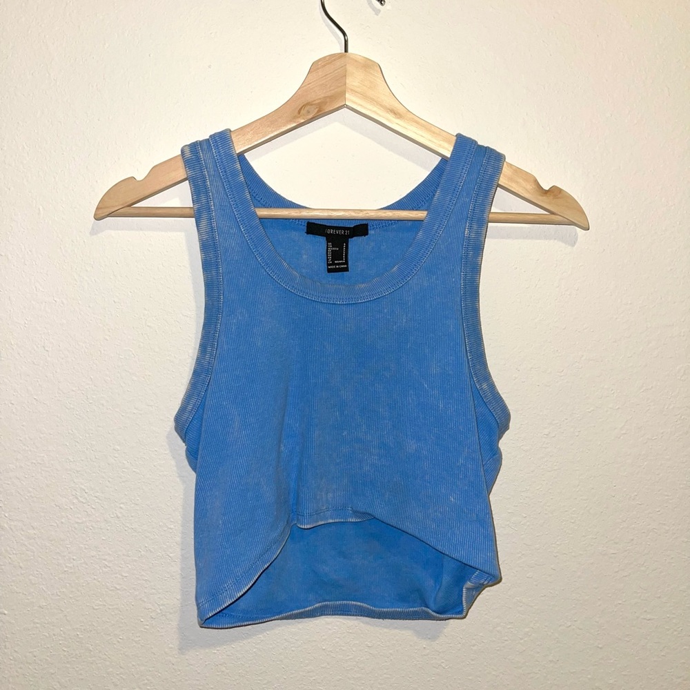 Blue Forever 21 Marbled Tank Size SMALL